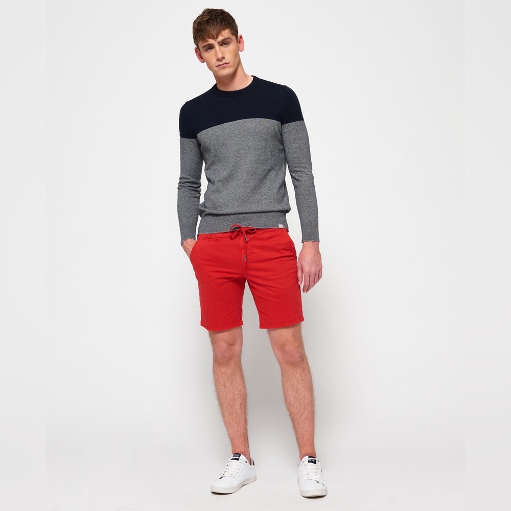 SUPERDRY Sunscorched Red Chino Shorts - Picture 9 of 10